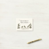 Verwijderbare aangepaste bladwijzer post-it® notes (Op bureau)