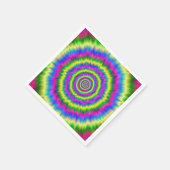 Verwijderbare "Napkins Neon Explosion" Servetten (Hoek)