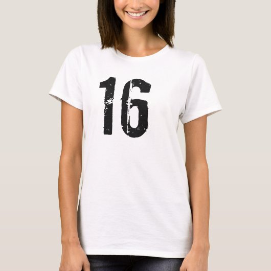 VERWIJDERDE #16 BIRTHDAY T - shirts (Voorkant)