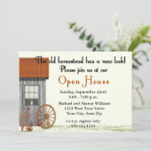 Verwijderde Home Open House Party Kaart (Staand voorkant)