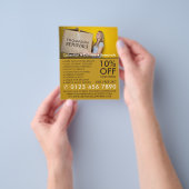 Verwijderdoos, Verwijderend Bedrijf Adverteren Flyer (Hand)