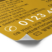 Verwijderdoos, Verwijderend Bedrijf Adverteren Poster (Hoek)