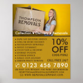 Verwijderdoos, Verwijderend Bedrijf Adverteren Poster (Voorkant)