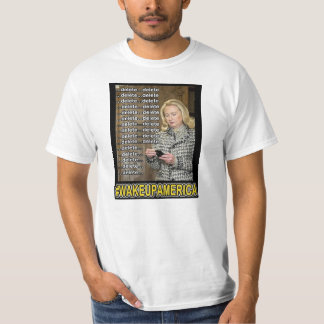 Verwijderen Verwijderen Verwijderen.. Hillary verw T-shirt