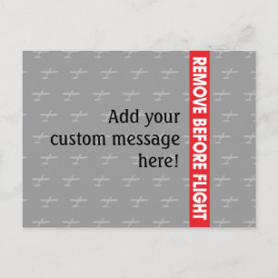 Verwijderen voor de vlucht - Luchtvaart Briefkaart