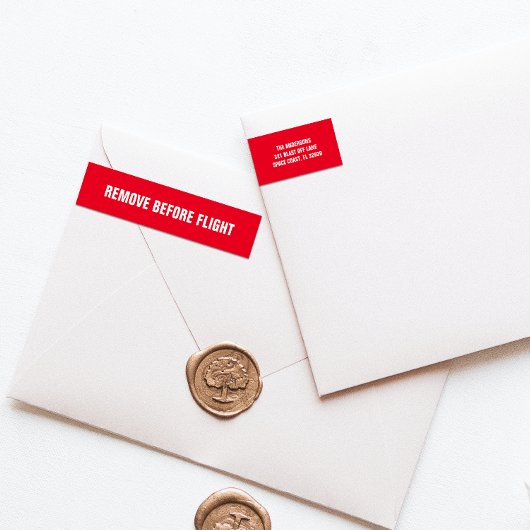 VERWIJDEREN VOOR VLUCHT Ruimte Luchtvaart Retourad