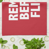 Verwijderen voor vlucht theedoek (Gevouwen)