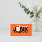 Verwijdering en vervoer van afval visitekaartje (Staand voorkant)