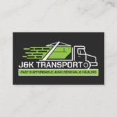 Verwijdering en vervoer van afval visitekaartje (Voorkant)