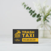 Verwijdering en vervoer van afval visitekaartje (Staand voorkant)