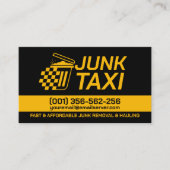 Verwijdering en vervoer van afval visitekaartje (Voorkant)