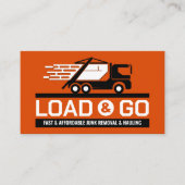 Verwijdering en vervoer van afval visitekaartje (Voorkant)