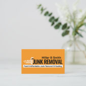 Verwijdering en vervoer van afval visitekaartje (Staand voorkant)