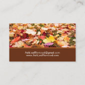 Verwijdering leder visitekaartje (Achterkant)