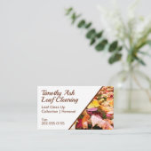 Verwijdering leder visitekaartje (Staand voorkant)