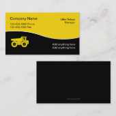 Verwijdering van afval met afval visitekaartje (Voorkant / Achterkant)