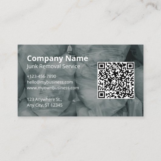 Verwijdering van constructiejunk visitekaartje (Voorkant)