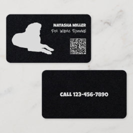 Verwijdering van huisdierafval QR Visitekaartje