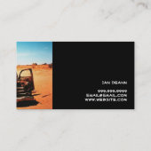 Verwijdering van ongemalen afval Recycling Visitekaartje (Achterkant)