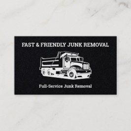 Verwijdering van ongewenste inhoud van dumpaanhang visitekaartje