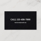 Verwijdering van ongewenste inhoud van dumpaanhang visitekaartje (Achterkant)