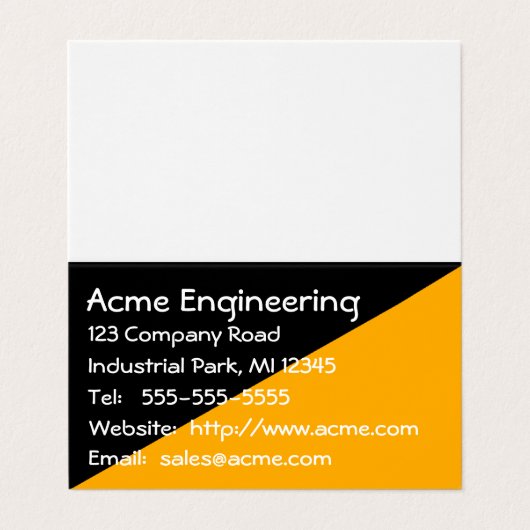 Verwijdering van ontwerp van Black and Gold Engine Visitekaartje (Buitenkant ongevouwen)
