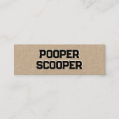 Verwijdering van PET-afval Mini Visitekaartje (Voorkant)