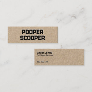 Verwijdering van PET-afval Mini Visitekaartje