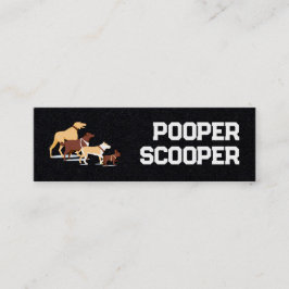 Verwijdering van PET-afval Mini Visitekaartje