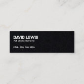 Verwijdering van PET-afval Mini Visitekaartje (Achterkant)