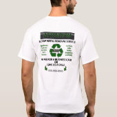 verwijdering van schroot - groen t-shirt (Achterkant)
