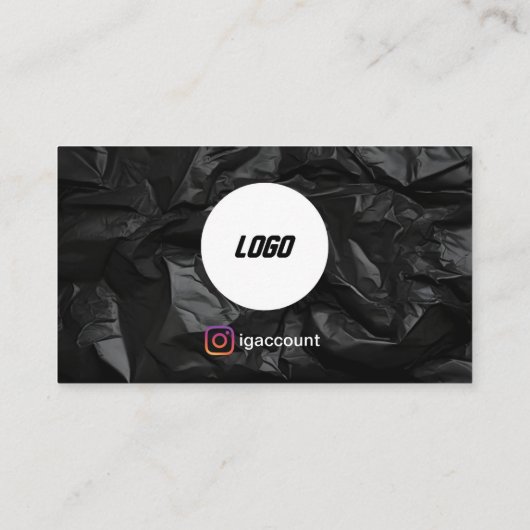 Verwijdering van zwarte rommel visitekaartje (Achterkant)