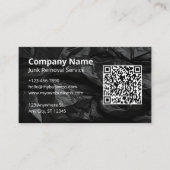 Verwijdering van zwarte rommel visitekaartje (Voorkant)