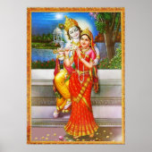 Verwijding aan Radha Krishna Poster (Voorkant)