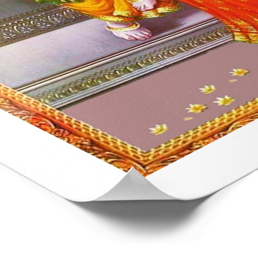 Verwijding aan Radha Krishna Poster (Hoek)