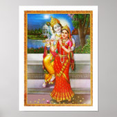 Verwijding aan Radha Krishna Poster (Voorkant)