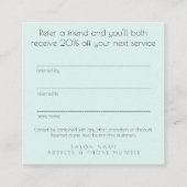 Verwijs een Reeks van de Kaart van de Cliënt van (Achterkant)