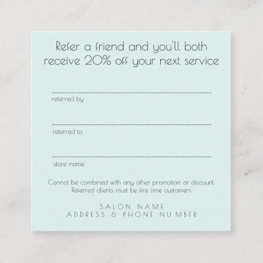 Verwijs een Reeks van de Kaart van de Cliënt van (Achterkant)