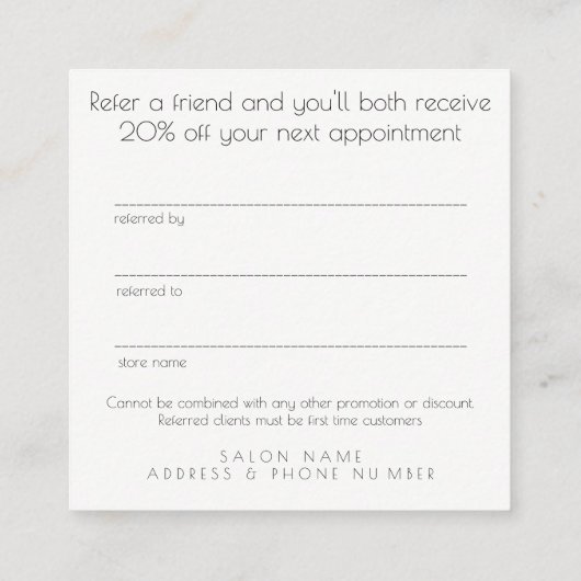 Verwijs een reeks van de Kaart van de Cliënt van d (Achterkant)