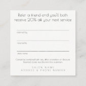 Verwijs een reeks van de Kaart van de Cliënt van d (Achterkant)