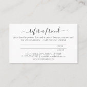 Verwijs een Visitekaartje van Friend Salon (Achterkant)