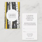 verwijs een vriend aspen bomen aanbevelingskaartje (Voorkant / Achterkant)