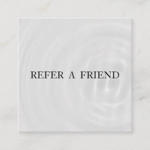 Verwijs een vriend Elegant Zakelijk Professioneel Aanbevelingskaartje