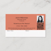 Verwijs een vriend Fitness Beginner Personal Train Aanbevelingskaartje (Achterkant)