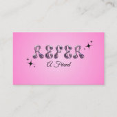 Verwijs een vriend Kaart Visitekaartje (Voorkant)