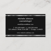 Verwijs een Vriend - Roze Glitter - Zilveren Verwi Aanbevelingskaartje (Achterkant)