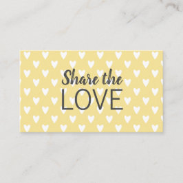 Verwijs een vriend trendy modern visitekaartje