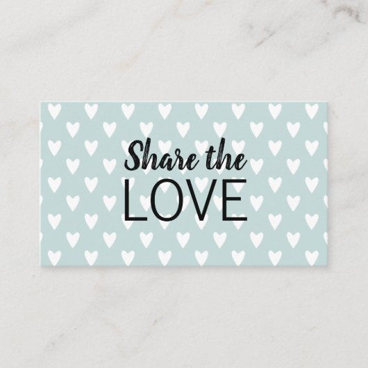 Verwijs een vriend trendy modern visitekaartje (Voorkant)