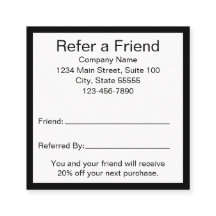 Verwijs Een Vriend Zwart-Wit Sjabloon