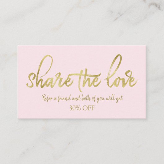 Verwijs een vriendschappelijke stijlvolle kalligra visitekaartje (Voorkant)